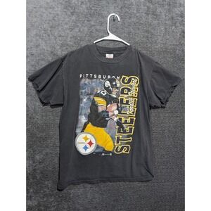 Vintage 1998 Pittsburgh Steelers Kordell Stewart Shirt Mens Medium Unique Black